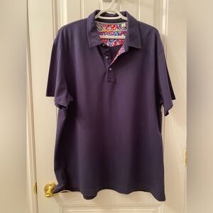 EUC MEN’S ROBERT GRAHAM XL WHITE SKULL POLO SHIRT